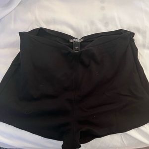 Black short shorts